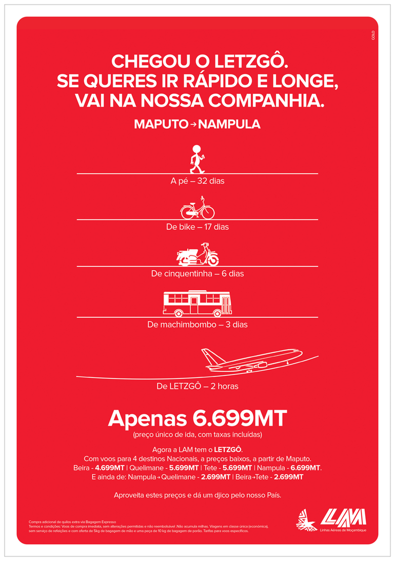 LAM - Informacao sobre o produto LETZGO