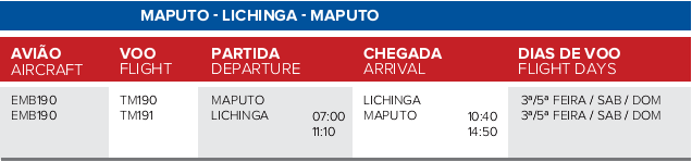 maputo - Lichinga -Maputo